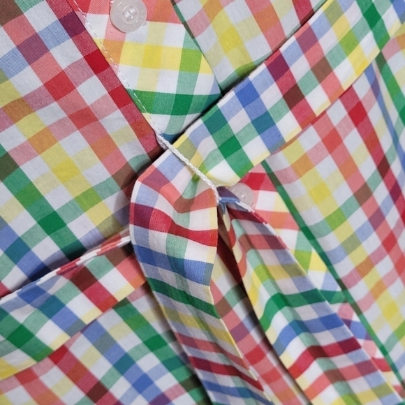 Tommy Hilfiger Sleeveless Tie Waist Summer Button-Down Shirt Dress - Size 8 - Picture 10 of 13